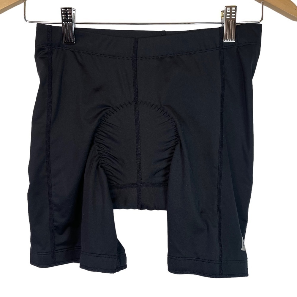 MEC Women's Black Spandex Bicycle Shorts Athletic Cyccling Padded Seat Size S